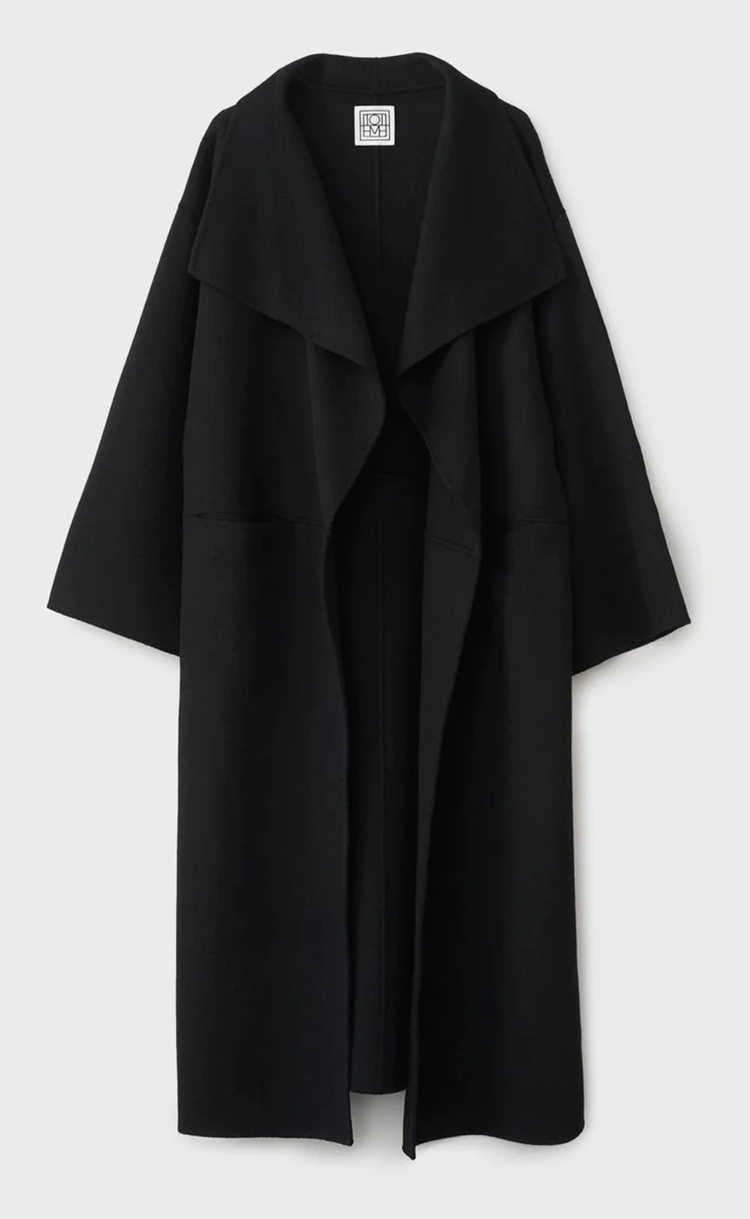 TOTEME Robe Coat トーテム ローブコート Toteme Robe Coat in Eggnog